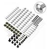 190PCS Motorcycle Windscreen Fairing Bolts Fastener Clip Screws Kit For SUZUKI GSXR 600 750 1000 K1 K2 K3 K4 K5 K6 K7 K8 K9 K10