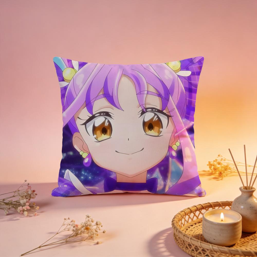 Hot YYYou and Idol Pretty Cureed Cushion Cover Comfortable Durable Pillow Cover MultiScene for Home Office Car Sofa
