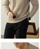 Elegant Lyocell Men's Sweater: Skin-Friendly, Twill Jacquard, Long-Sleeved Base Layer for Autumn/Winter