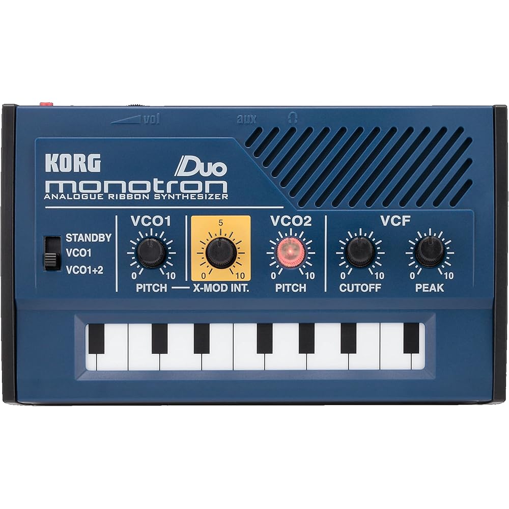 KORG (KORG) Analog Synthesizer, Monotron Duo, Monotron Duo, Palm Size/simple Layout, Perfect for ...