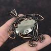 Apache Pyrite Pendant Copper Wire Wrapped Pendant Handmade Pendant Wire Wrap Gemstone Jewelry Unique Pendant Copper Jewelry Anniversary Gift