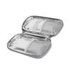 Insulin Cooler Case Portable Insulin Pen Cooling Bag Diabetes Supply Carrying Case for Travel Grey Camellia Flower