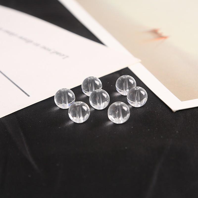 Faceted Glass Crystal Beads - 4/6/8/10/12mm Round for DIY Jewelry Making