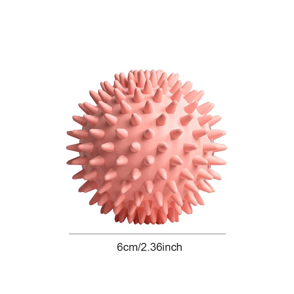 Spiky Massage Ball Spiked Massager Roller High Density Trigger Point Massager Ball 6cm Deep Tissue Roller for Hand Foot Stress