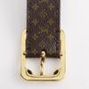 LOUIS VUITTON Ceinture Malletier belt M9943 Brown Monogram canvas unisex Used