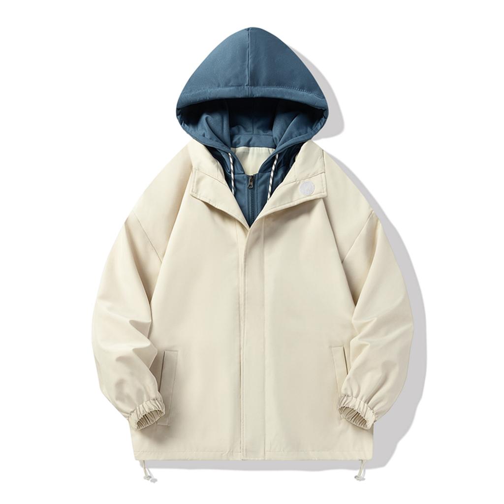 Pracovní bunda Pánská Zip s kapucí Móda Ležérní Pánské oblečení