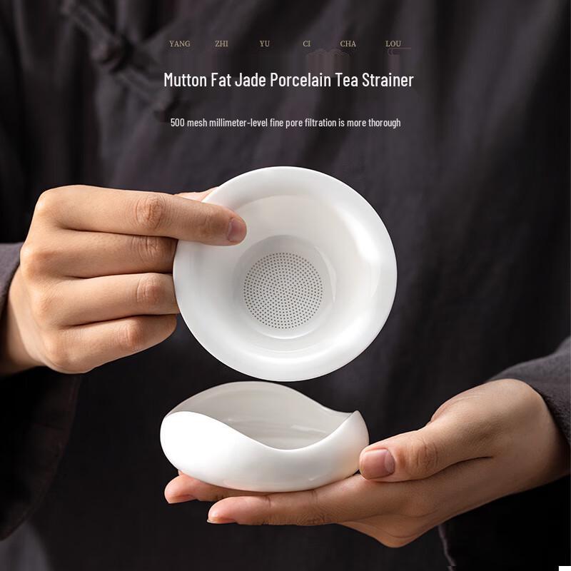 TEAHUE Ceramic Tea Strainer Set