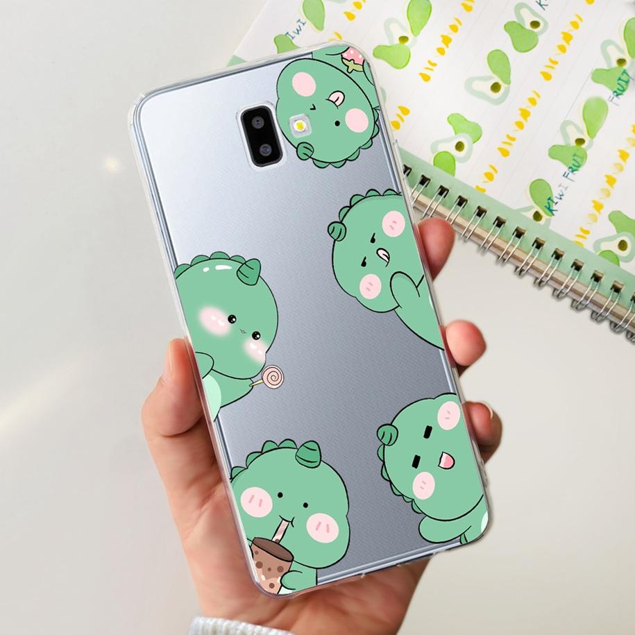 For Samsung J6 Plus Case J6 2018 J600F J610F Cover Luxury Marble Butterfly Clear Soft Cases For Samsung Galaxy J 6 J6+ 2018 Capa
