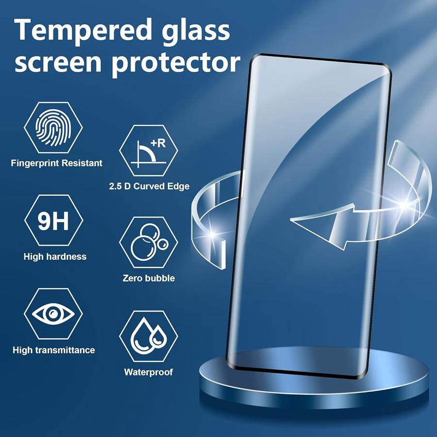 [2 + 2 Pieces] 4in1 3D Curved Tempered Glass Film for Xiaomi Redmi Note 15 5G/4G Note 15 Pro 15Pro+ 5G Lens Protection Film Camera Screen Protector