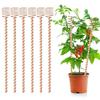 6 stuks elektrocultuur plantenstokken koperen spoel tuinantennes milieuvriendelijk hoge opbrengst eenvoudige installatie lange koperen tuinstokken accessoires