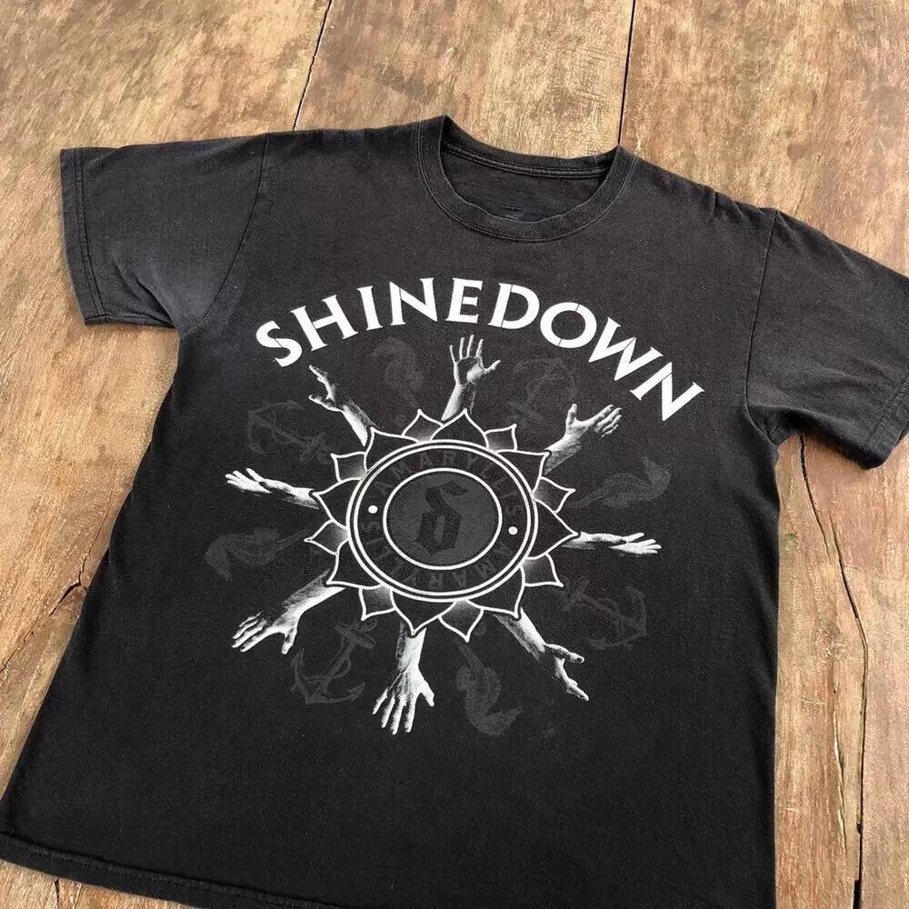 style Shinedown band tour short sleeve black color shirt Unisex T-Shirt XXL