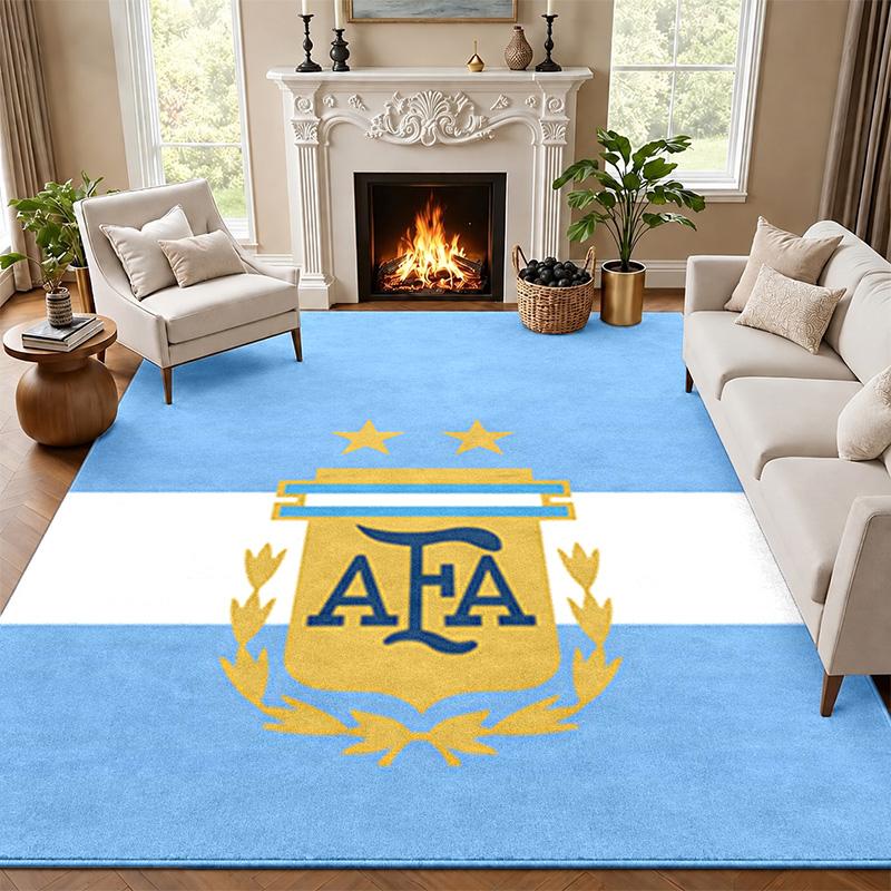 Argentina national team Carpet Door Mat for Living Room or Bedroom Protective Mat Under Chair Office Decoration Christmas Gift Birthday Present