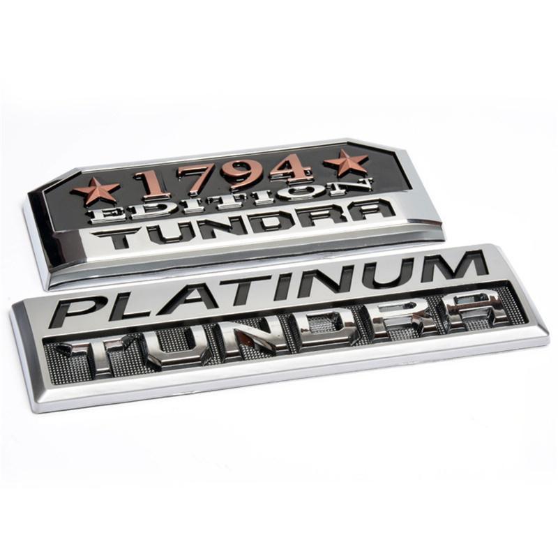 ABS Auto Side Tail Sticker for To+yo+ta 1794 Edition 4X4 Letter Emblem 3d Exterior Nameplate Pickup New Refitting