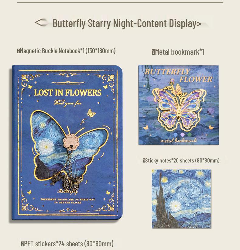 Vintage Oil Painting Notebook Set: Journal and Diary Gift for Students - Perfect for Back To School or Children's Day Souvenir