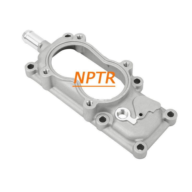 For Scani Truck Aluminum Cooling System Thermostat Housing Cover 1368421 1484914 Thermostat Housing and Flange