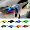 1 Par de Winglets Aerodinâmicos Universais para Motocicleta Spoiler Dinâmico Decoração de Asa Adesivo para Moto Scooter