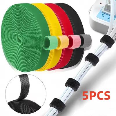 Organizador de Cabos USB Enrolador de Fios Fita Gerenciamento de Cabos Protetor para Fios de Fone de Ouvido Mouse Laços de Cabo Laços de Feltro para Cabo de Mesa em Casa Carro Escritório