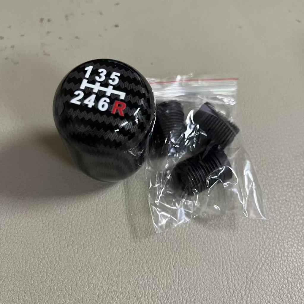 Universal Racing 5/6 Gang Aluminium Auto Schaltknauf Schwarz Carbon Schaltknauf Schalthebel Automatikgetriebe