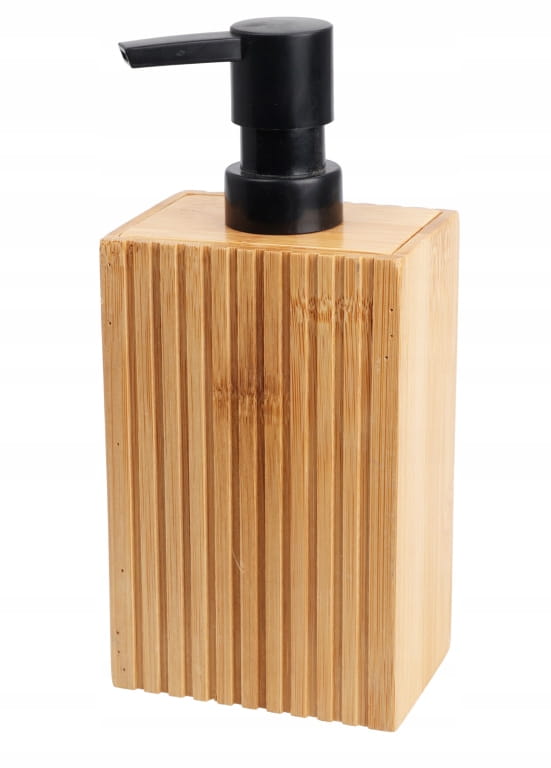 Bamboo Hand Soap Dispenser For Bathroom, Elegant