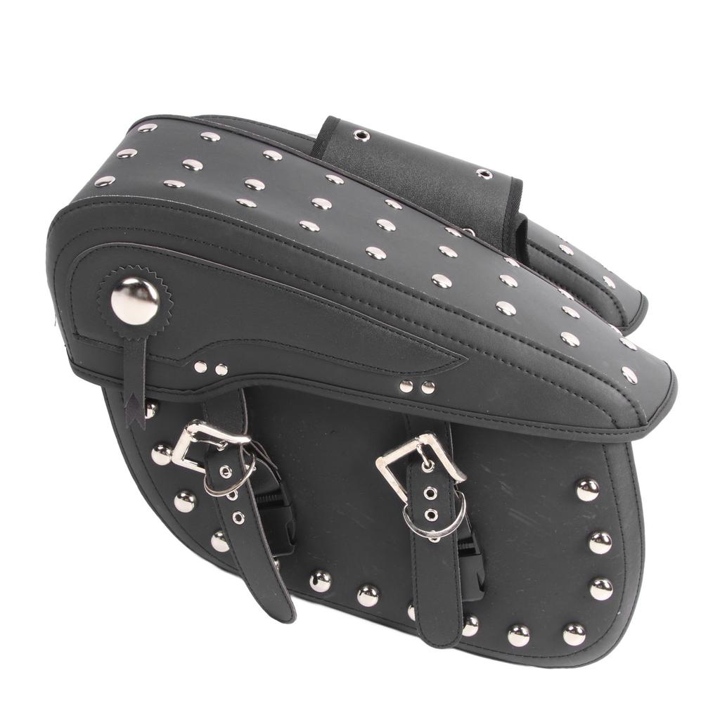 2Pcs Motorcycle Saddlebag Lightweight Versatile Stylish Look Motorcycle Side Luggage Bag for Motorbike
