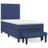 Maison Exclusive - Sommier à lattes de lit avec matelas Bleu 80x200 cm Tissu