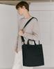 Hazzys Men Acc Black Fabric Logo Label Crossbody/Tote Bag