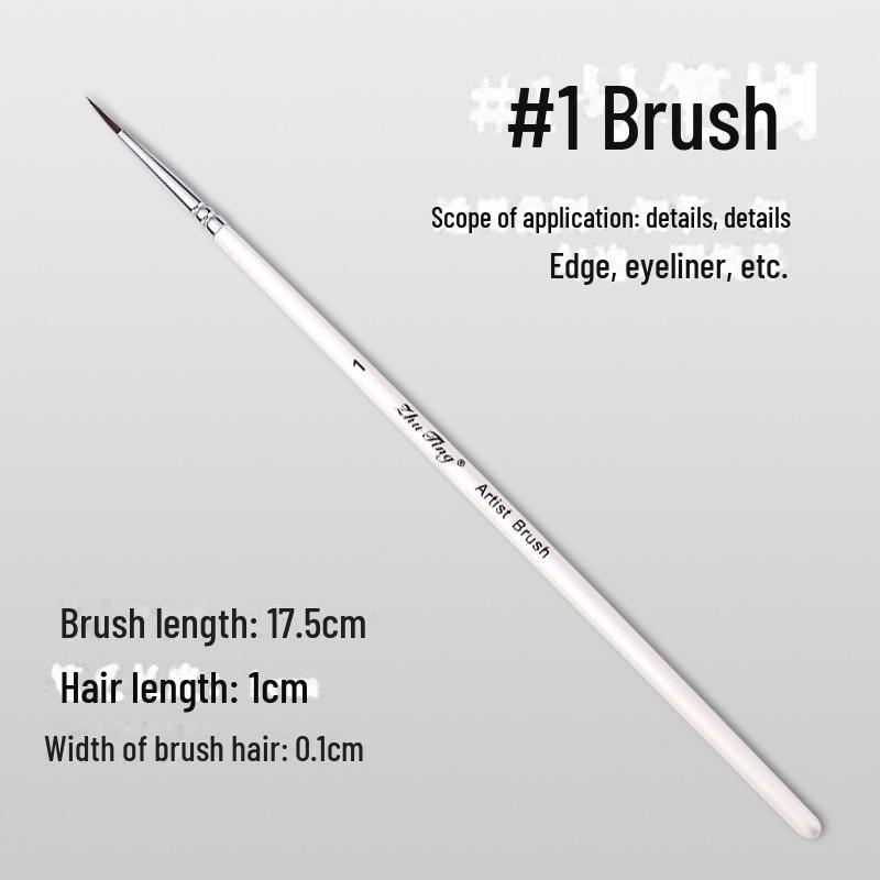 17-Piece Face Painting Brush Set for Various Artistic Techniques Like Line Work, Embossing, Blending, and More.