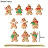 Gingerbread Man Ornaments Xmas Tree Hanging Pendant 2025 Merry Christmas Decorations for Home 2025 New Year Gift Navidad Noel