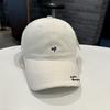 UP letter embroidered baseball cap for women, small face, deep top, wide bay eaves, sun protection, sunshade, soft top cap for men, American style