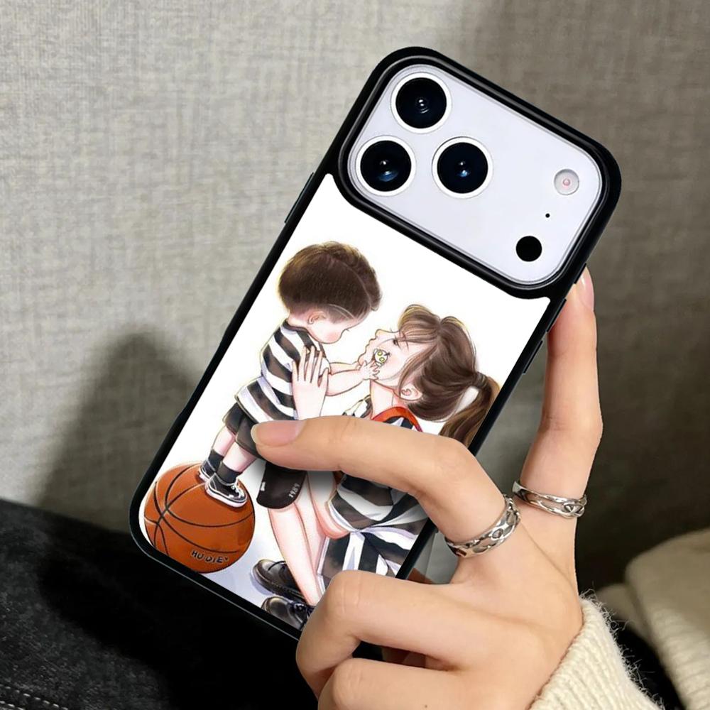 Capa Case for iPhone 17 Air 16 Pro Max 15 Plus 11 13 Mini 14 12 Back Phone Cover Super Mom Baby Girl Boy