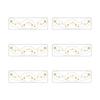 6Pcs Gold Glitter Freckles Face Tattoo Stickers Waterproof Artificial Freckle Patches Shimmering Makeup Speckles Freckle Tattoos
