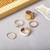 10-Piece Moon, Star, Leaf, and Love Rhinestone Ring Set