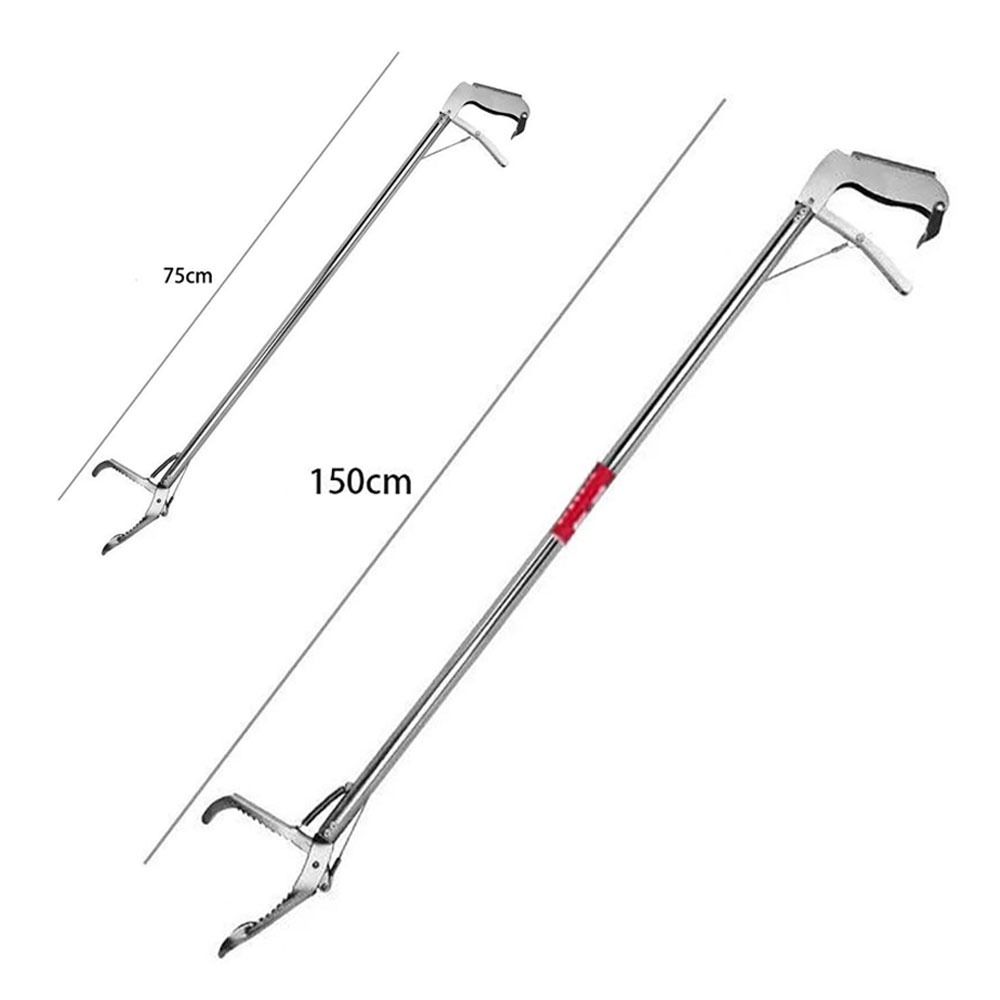 1Pcs Long Handle Snake Tongs Folding Snake Fish Catcher  for Crab Fish Seafood Snake
