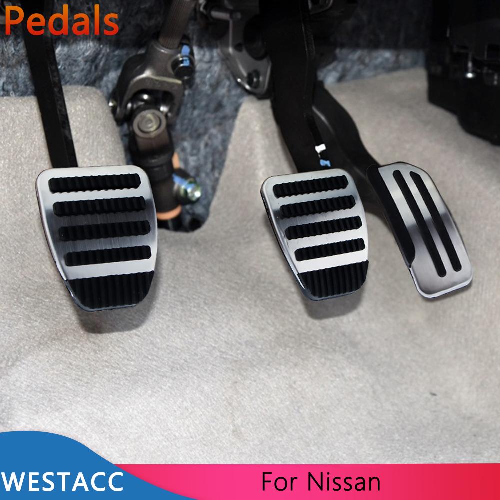 Autopedale Pedalabdeckung für Nissan Note 2014– Tiida März 2011–2015 Sentra VII 2012–2017 Juke Leaf 2011–2018 Altima