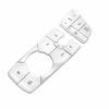 Console Handbrake Button Decoration Silver Aluminum Fit For Cadillac CT5 19-