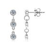 Silvere Glam The Versatile Moissanite Ear Studs, Women's Tassels, Niche Design, Exude A Sense Of Sophistication. S925 Sterling Silver Earrings