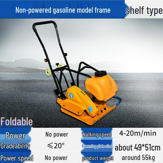Electric & Gasoline Diesel Plate Compactor: Small Vibrating Rammer for Asphalt Pavement and Soil Compaction