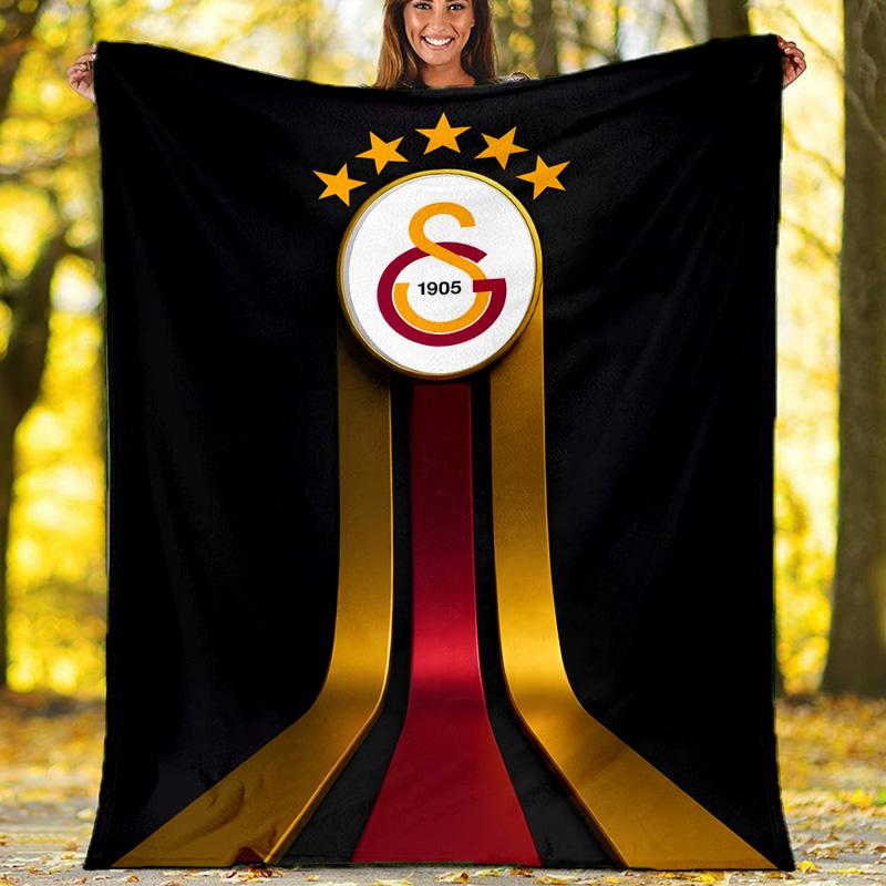 1 Stück GS-Themen-Decke - Digitaldruck, Polyester, Gemütlich für alle Jahreszeiten, Perfekt für draußen und Reisen