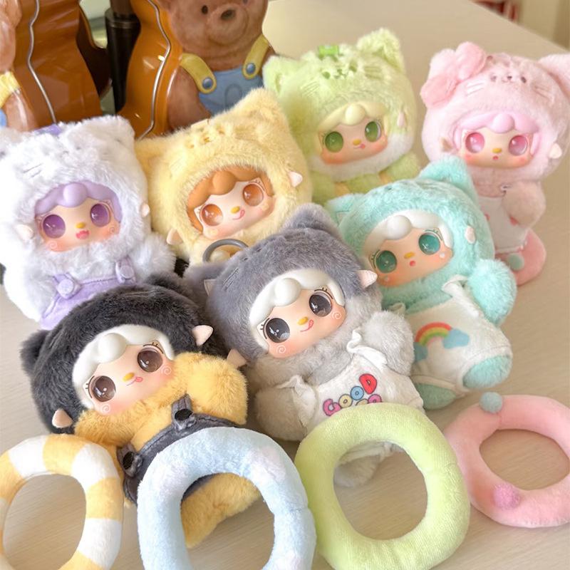 Yooki Summer Party Series Plush Blind Box, Cute Stuffed Animal Blind Plush Mystery Box