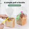 10pcs Silicone Food Bag Sealing Strap Freshness Sealing Clip Adjustable Clip Portable Data Cable Storage Kitchen Gadget