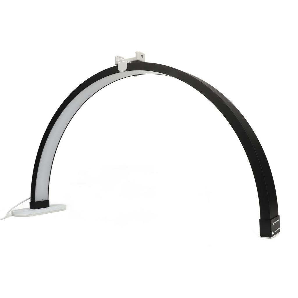 29.5in Half Moon Nail Desk Lamp 40W 3200‑5600K 2000LM Button Control Manicure Desk Lamp for Nail Eyelash Extension