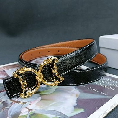 2,5 cm klasický pásek luxusní návrhář slavné značky vysoce kvalitní kožené horké dámské pásy na šaty