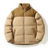 Herbst und Winter Verdickte Herren Stehkragen Baumwollgepolsterte Kleidung Paare Neue Lockere Freizeitjacke Jungen und Mädchen Baumwollgepolsterte Jacke Tasche Kleidung