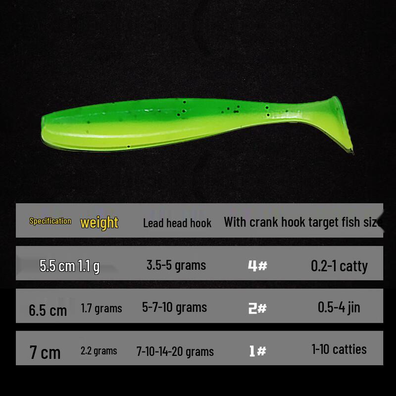 IOSN Soft Worm Fishing Lures
