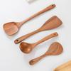 Cross-Border Ebony Kitchen Utensils Cooking Spatula Wood Spatula Household Cooking Spatula Non-Stick Pan Baking Tools(Large Spatula)