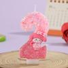 Pink Glitter Cartoon Number Birthday Cake Candles – Party Decoration