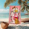 1Pc Garfield'S Hug Adventure Beach Towel Microfiber Beach Towel Thin Absorbent For Beach Swimming Yoga Bath Sports 091773