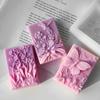 Flower Handmade Soap Mold Dragonfly Soap Silicone Candle Mold Round Flower Shaped Butterfly DIY Handmade Craft Making Mould