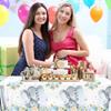 Juweked 3 Pcs Blue Elephant Baby Shower Tablecloth for Boy It's A Boy Baby Shower Tablecloth Gender Reveal Decor, 70.8" x 42.5"