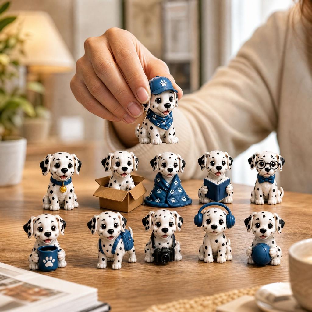 Acrylic Dog - Collectible Figurine for Desk Decor